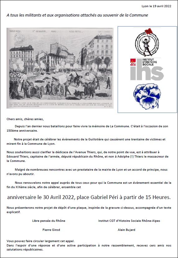 2022 04 30 COMMEMORATION COMMUNE LYON