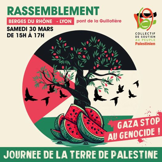 Rassemblement Gaza 30 mars